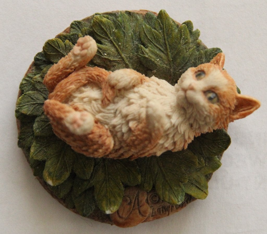 Superbe figurine chat Langford Country Artists, COMME NEUVE, Collections, Enlèvement ou Envoi, Comme neuf, Animal