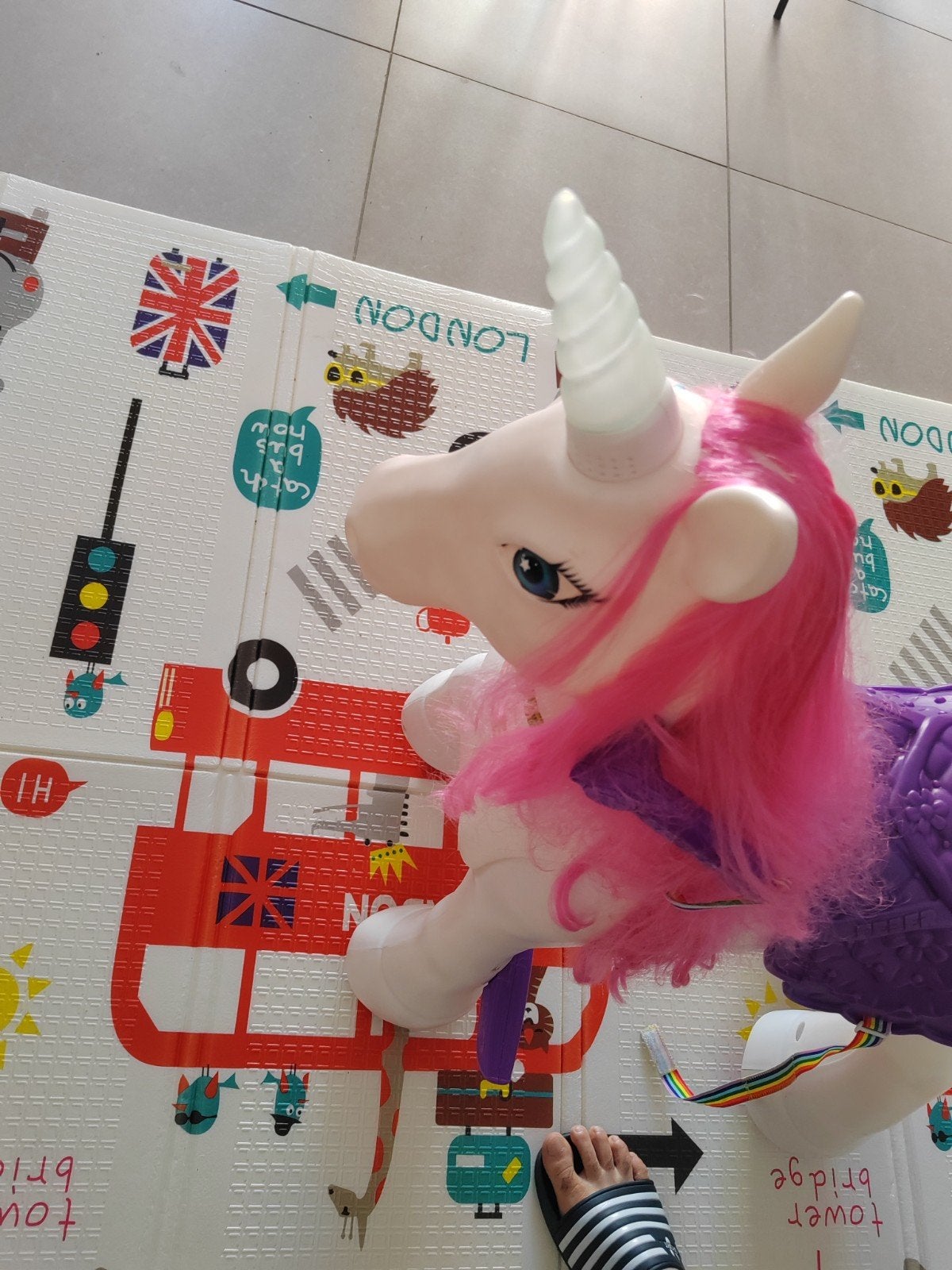 Unicorn rijdend paard, Kinderen en Baby's, Ophalen
