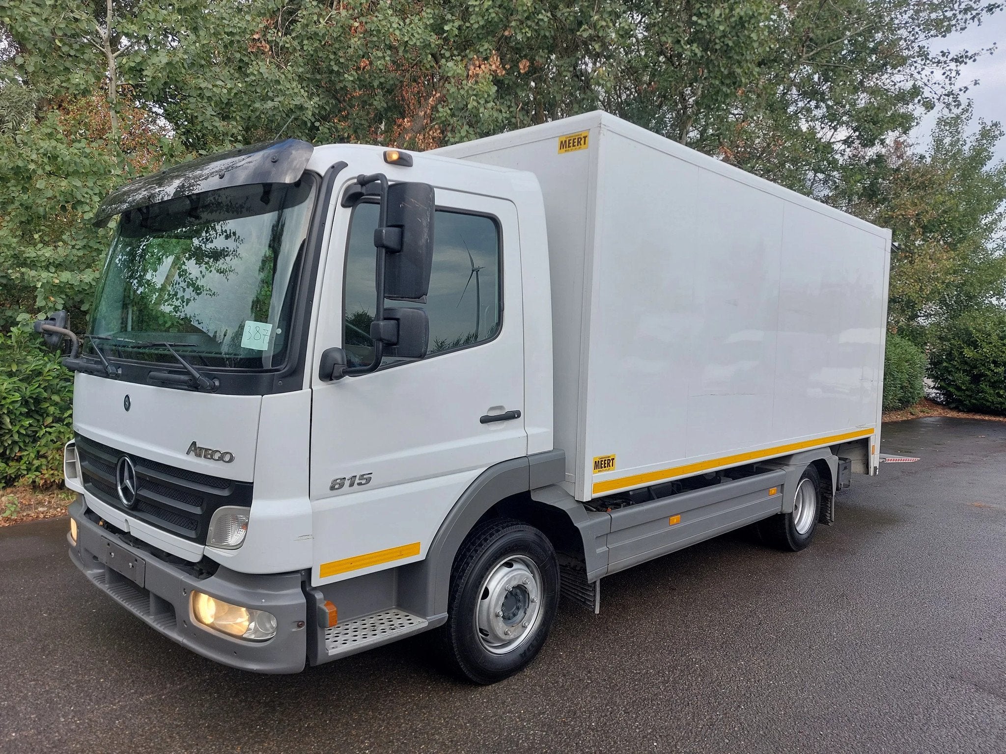 Mercedes-Benz Atego 815 BL + LBW. Koffer inside : 4,76m x 2m, Achat, 110 kW, Entreprise, Boîte manuelle