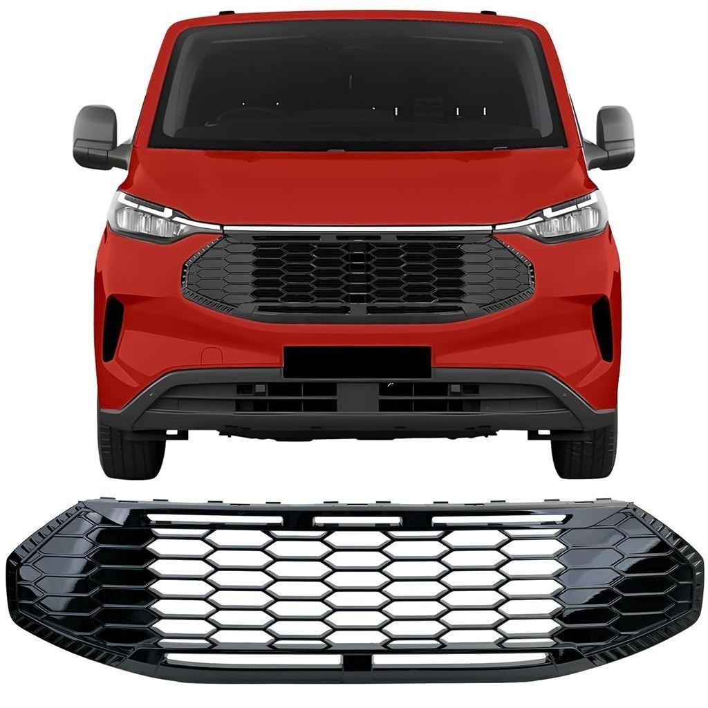 Sport Grill Voor Ford Transit Tourneo Custom Glans Zwart Zon, Envoi