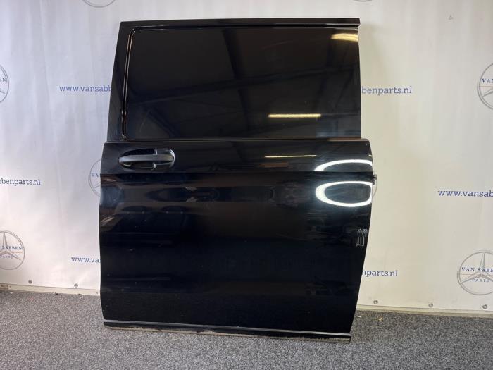 Porte coulissante gauche d'un Mercedes Vito (197), -, 3 mois de garantie, Utilisé, Porte