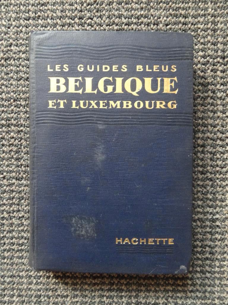 Hachette, les guides bleus BELGIUM and LUXEMBURG, 1927, Livres, Envoi, Utilisé, Benelux, Guide ou Livre de voyage