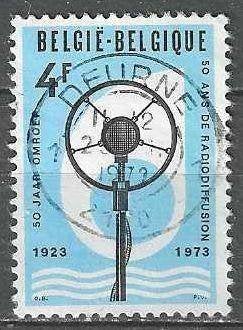 Belgique 1973 - Yvert 1684/OBP 1691 - Radio en Belgique (ST), Timbres & Monnaies, Envoi, Affranchi, Oblitéré