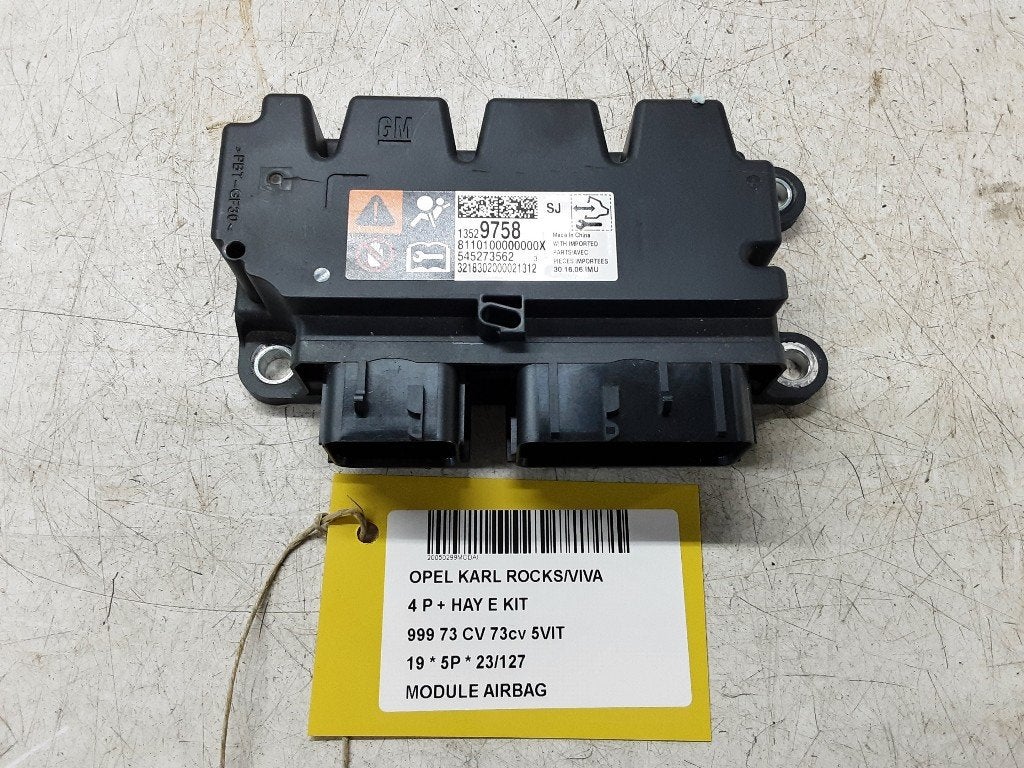 BOITIER AIRBAG Opel Karl (01-2015/03-2019) (13529758), Opel, Opel Automobile GmbH, Utilisé, Kontakt-opel@opel.com