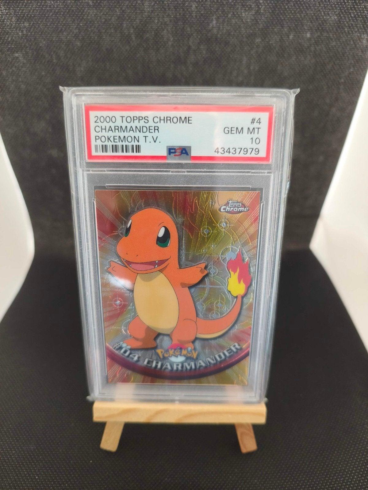 2000 Topps Chrome Charmander #4 – PSA 10 GEM MINT POP 168, Enlèvement ou Envoi, Booster