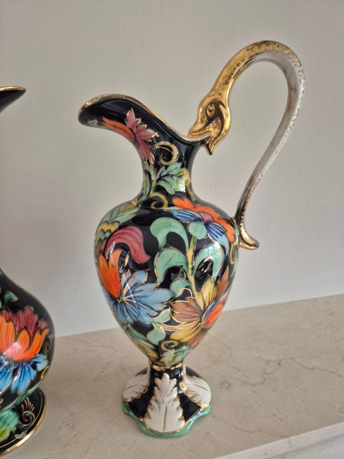h bequet jaren 50 vazen met slangen, Antiek en Kunst, Ophalen of Verzenden