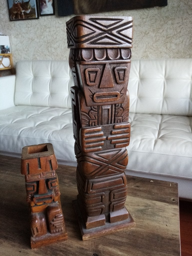 Tiki beelden, Ophalen