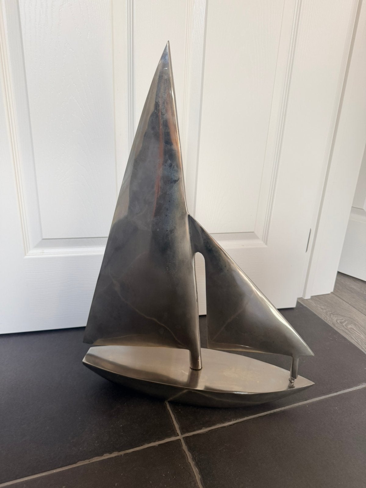 Originele Flamant Zeilboot Decoratie - Groot Model, Ophalen, Zo goed als nieuw