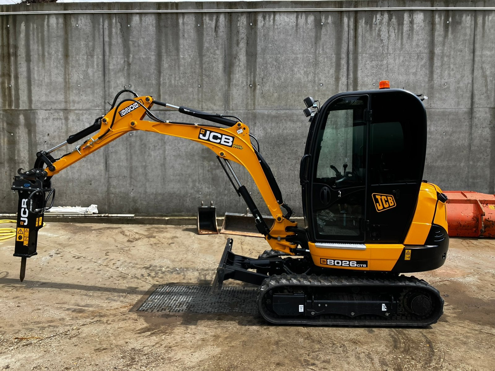 Mini graver JCB 8026, Zakelijke goederen, Ophalen, Graafmachine
