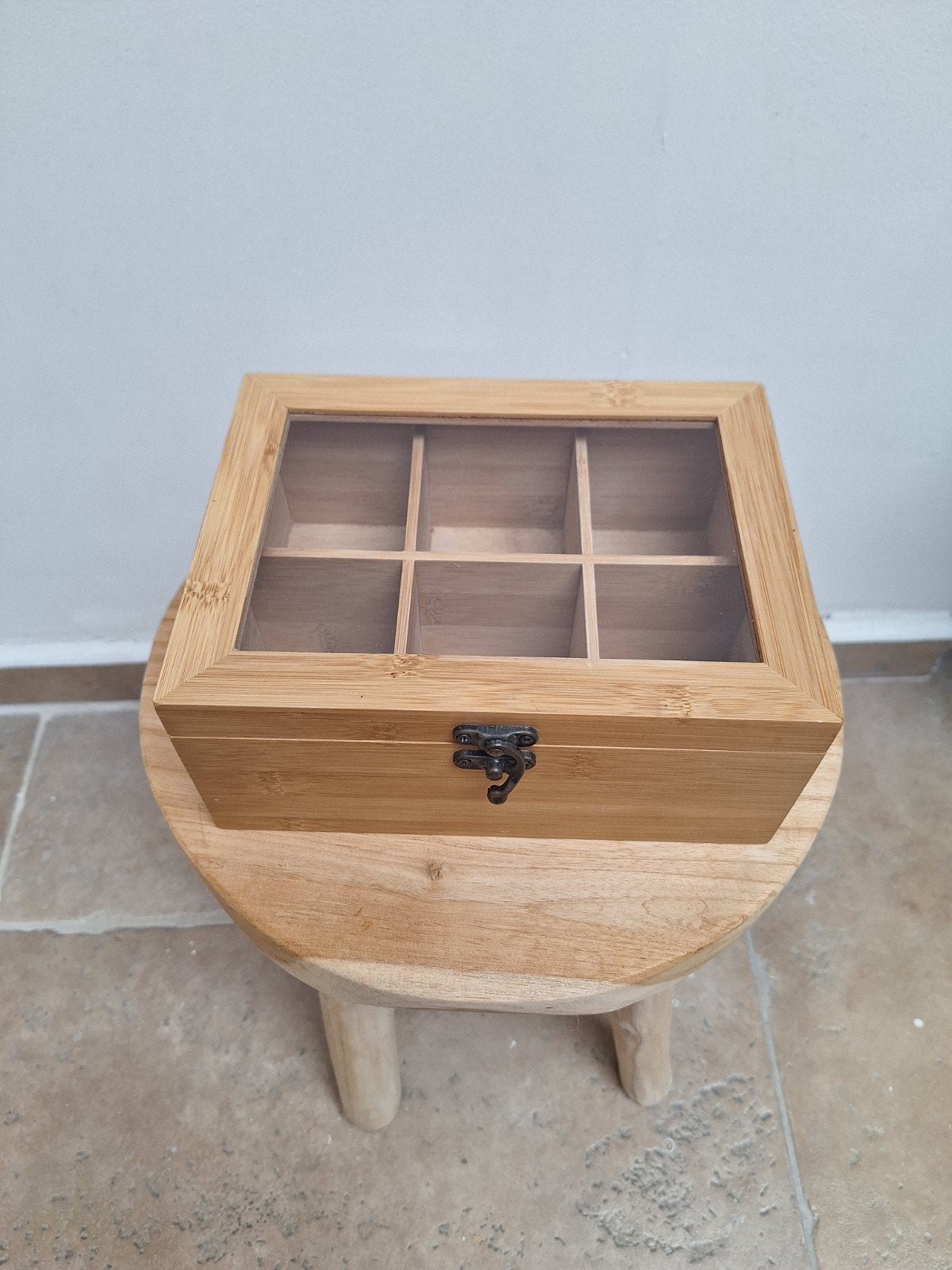 Theedoos, Theedoos, Ophalen, Zo goed als nieuw, Hout