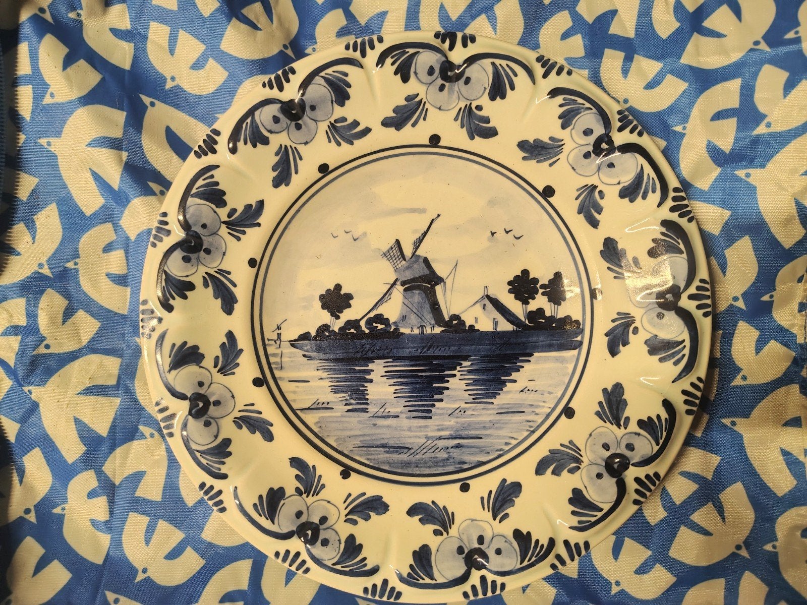 Set Delfts blauwe borden (9 stuks), Enlèvement ou Envoi