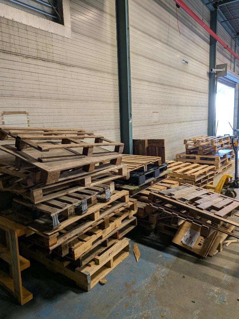 Gratis palleten, Enlèvement, Utilisé, Palette