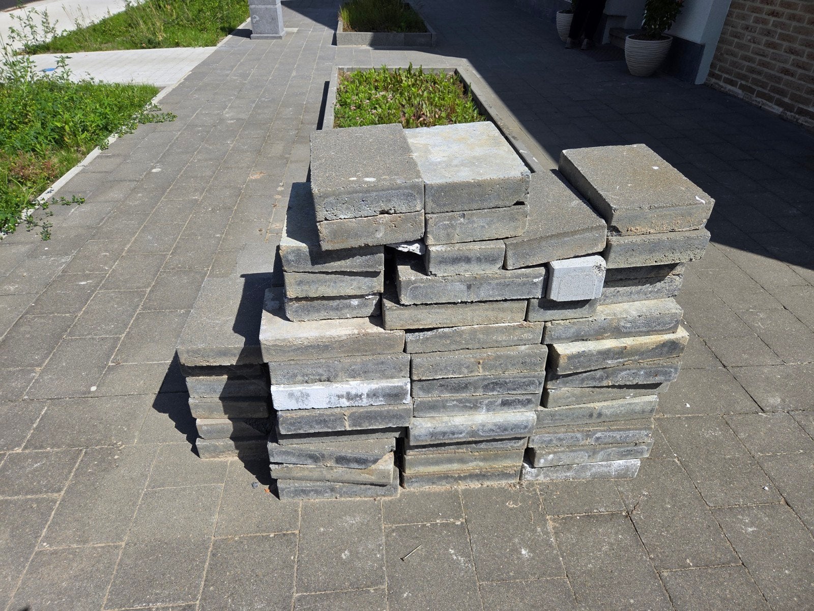 Stenen voor terras of oprit, Ophalen, Zo goed als nieuw, Klinkers