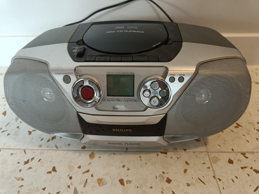 Radio/lecteur CD portatif., Enlèvement, Radio, Avec lecteur de CD
