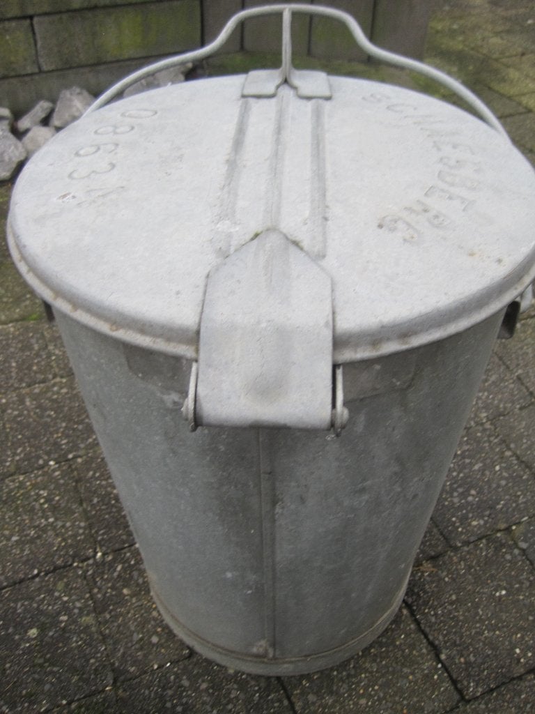 Zinken Vuilnisemmer, Antiek en Kunst, Ophalen