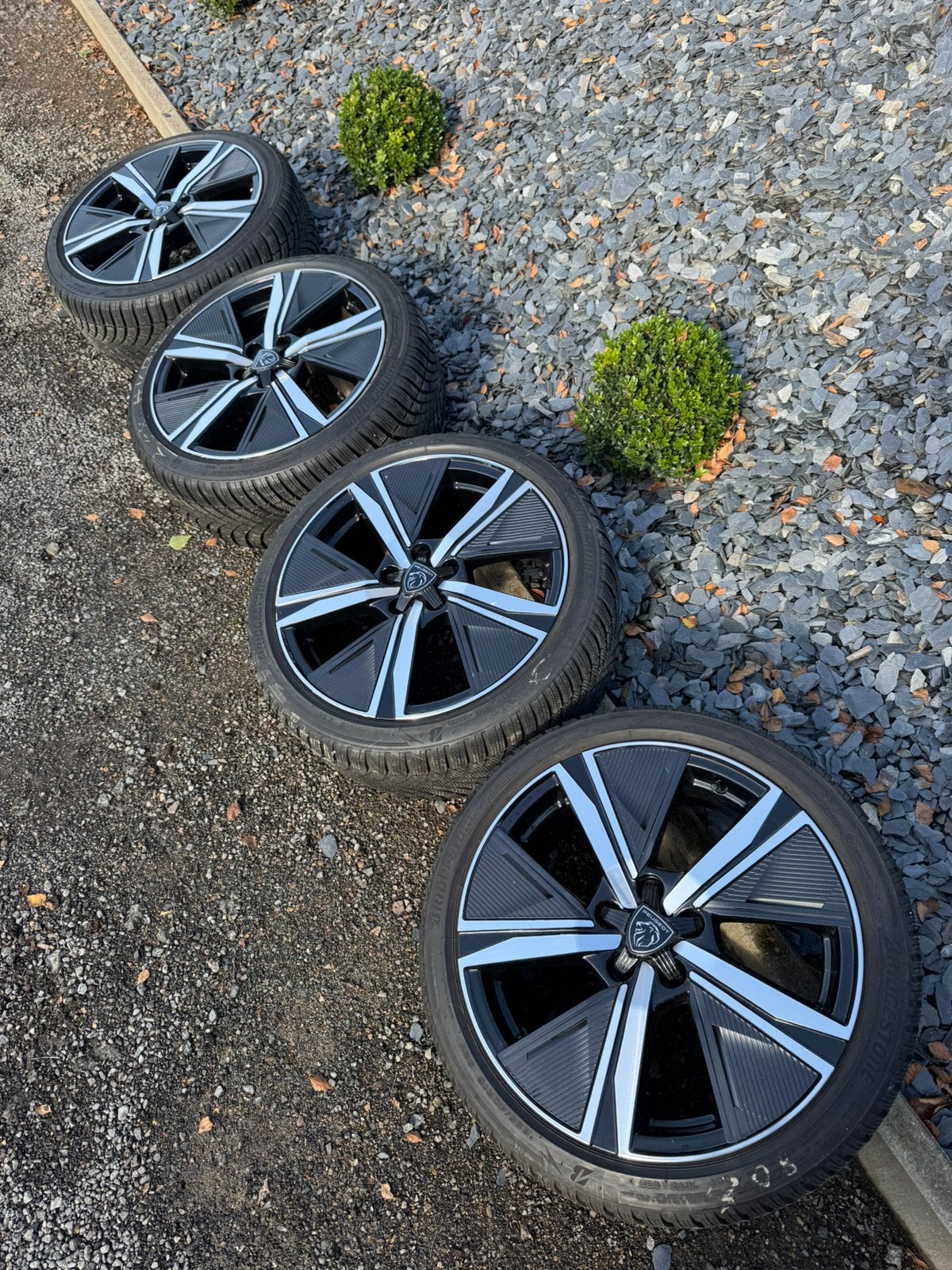 4 JANTES + 4 PNEUS 18” Peugeot, Enlèvement, Comme neuf
