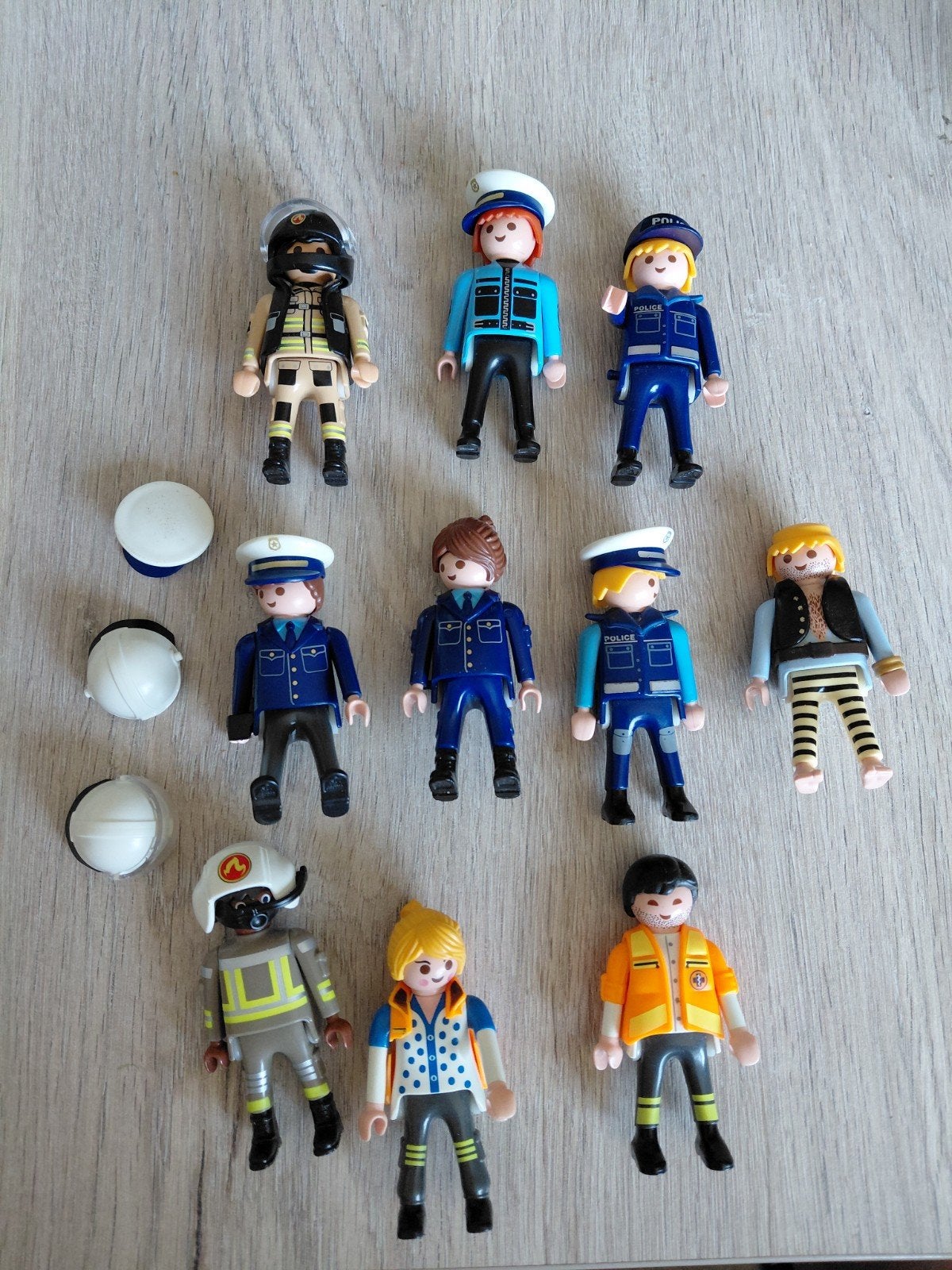 Playmobil 10 popjes beroepen, Enlèvement, Comme neuf