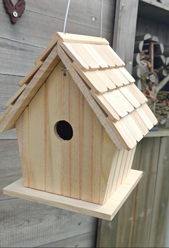 Vogelhuisje Dennenhout Luxe Luuk