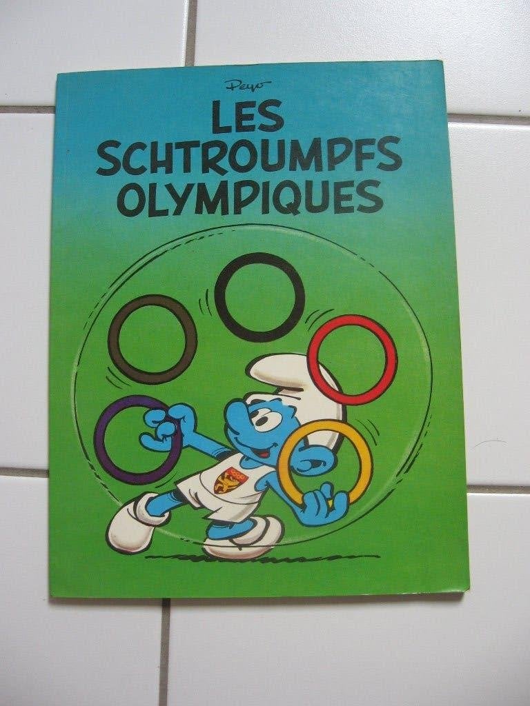 Les Schroumpfs Olympiques de Peyo. Véritable Collector 1979!, Peyo, Enlèvement ou Envoi, Une BD, Comme neuf