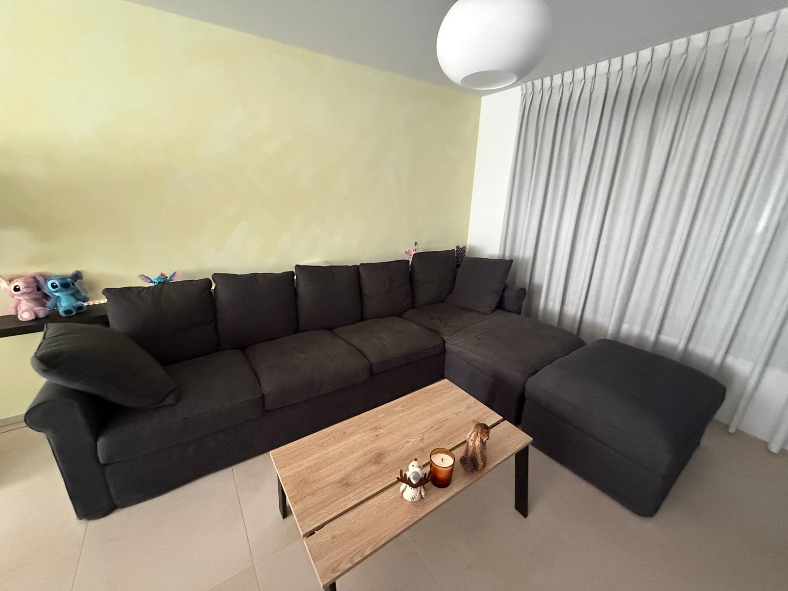 4-zit zetel met voetenbank, Huis en Inrichting, Ophalen