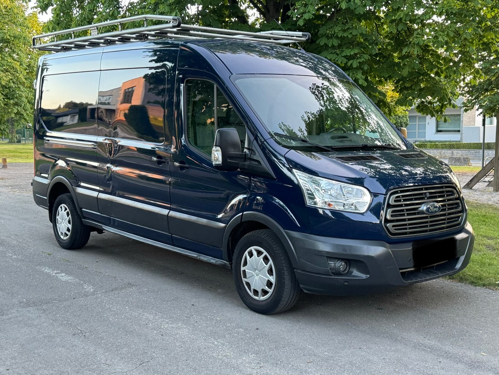 FORD TRANSIT L3 H2 2018bj **46.000km, Auto's, Euro 6, https://public.car-pass.be/vhr/18891c52-2682-4cd7-9633-4d03a8f4610a, Bedrijf