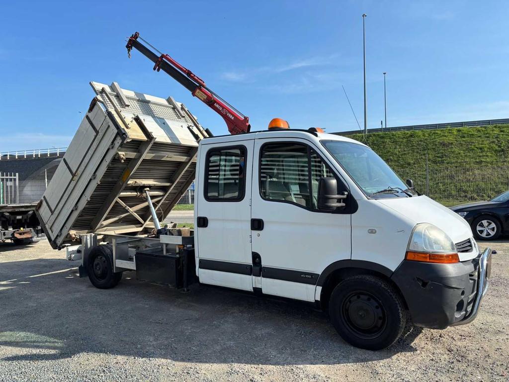 Renault Kipper met Kraan Master Bedrijfswagen, Gebruikt, Renault, Bedrijf, Te koop