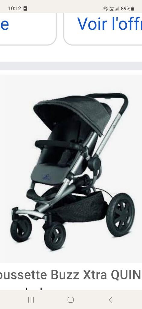 Poussette quinny buzz xtra, Ophalen, Kinderwagen, Quinny
