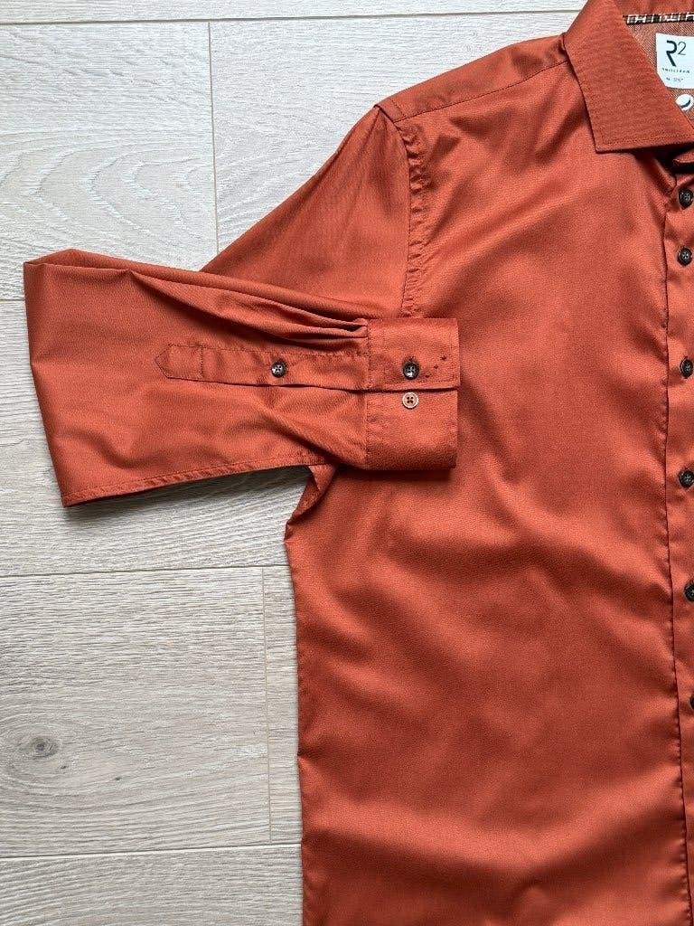 Herenhemden R2 Amsterdam maat 44 (3 stuks), Kleding | Heren, Ophalen of Verzenden, Zo goed als nieuw, Overige kleuren, R2 Amsterdam