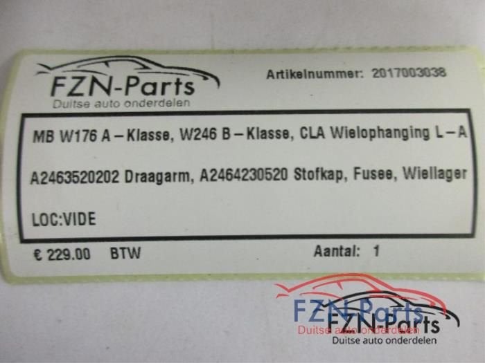 Wielophanging links-achter Mercedes B-Klasse (22727438), Ophalen of Verzenden, Gebruikt