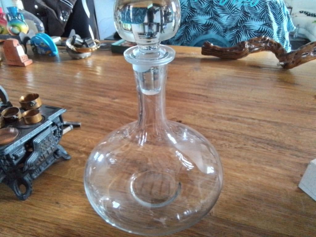2 Carafes à vin + bouchon, Enlèvement