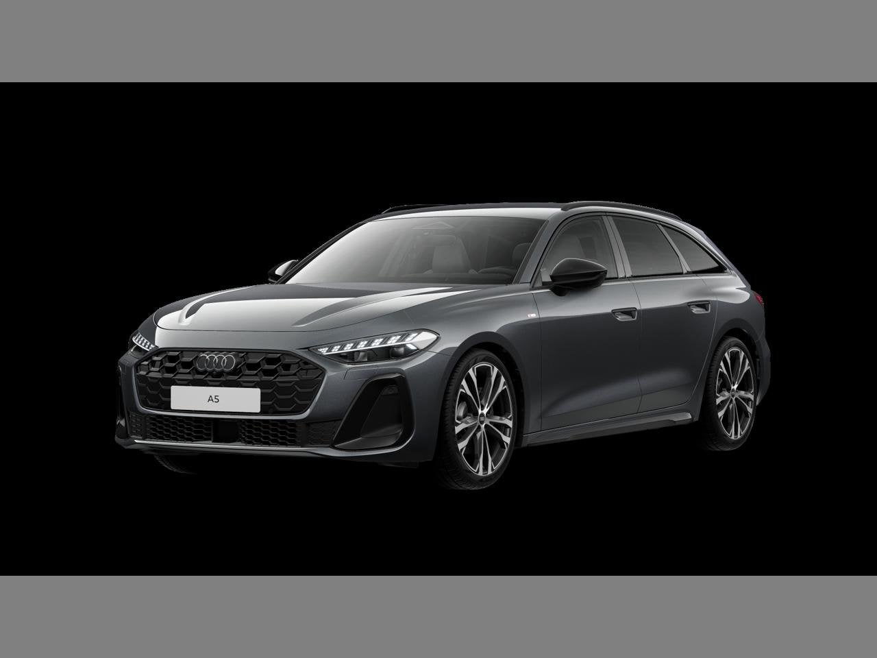 Audi A5 Avant 2.0 TFSI Black Edition S tronic, Automaat, Geheel digitaal combi-instrument, Break, Zilver of Grijs