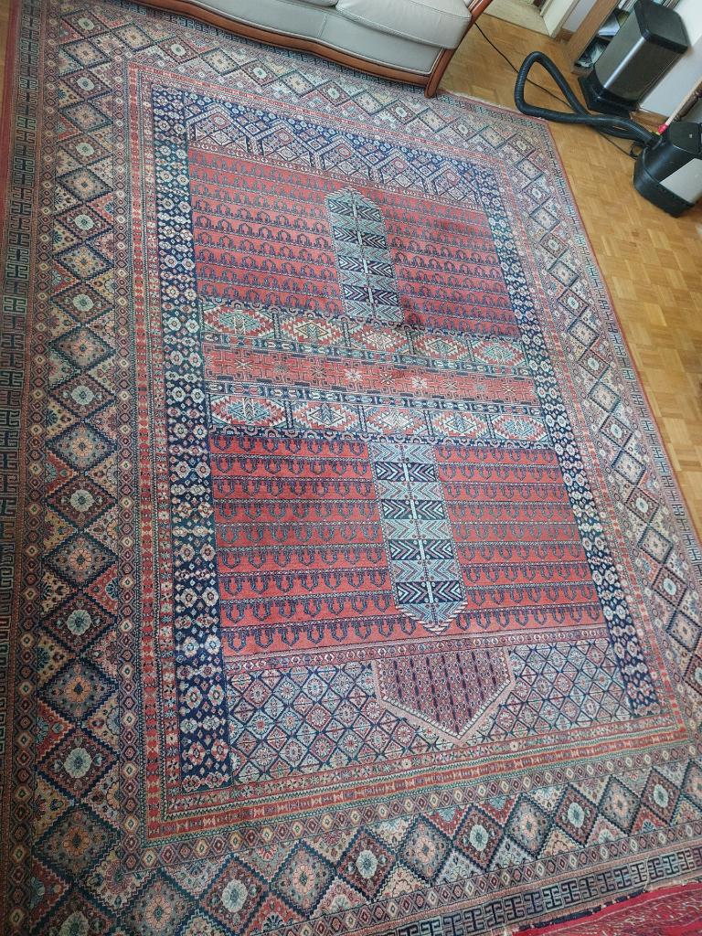 tapijt, Huis en Inrichting, Stoffering | Tapijten en Vloerkleden, Ophalen, Gebruikt, Crème, Oosters geïnspireerd