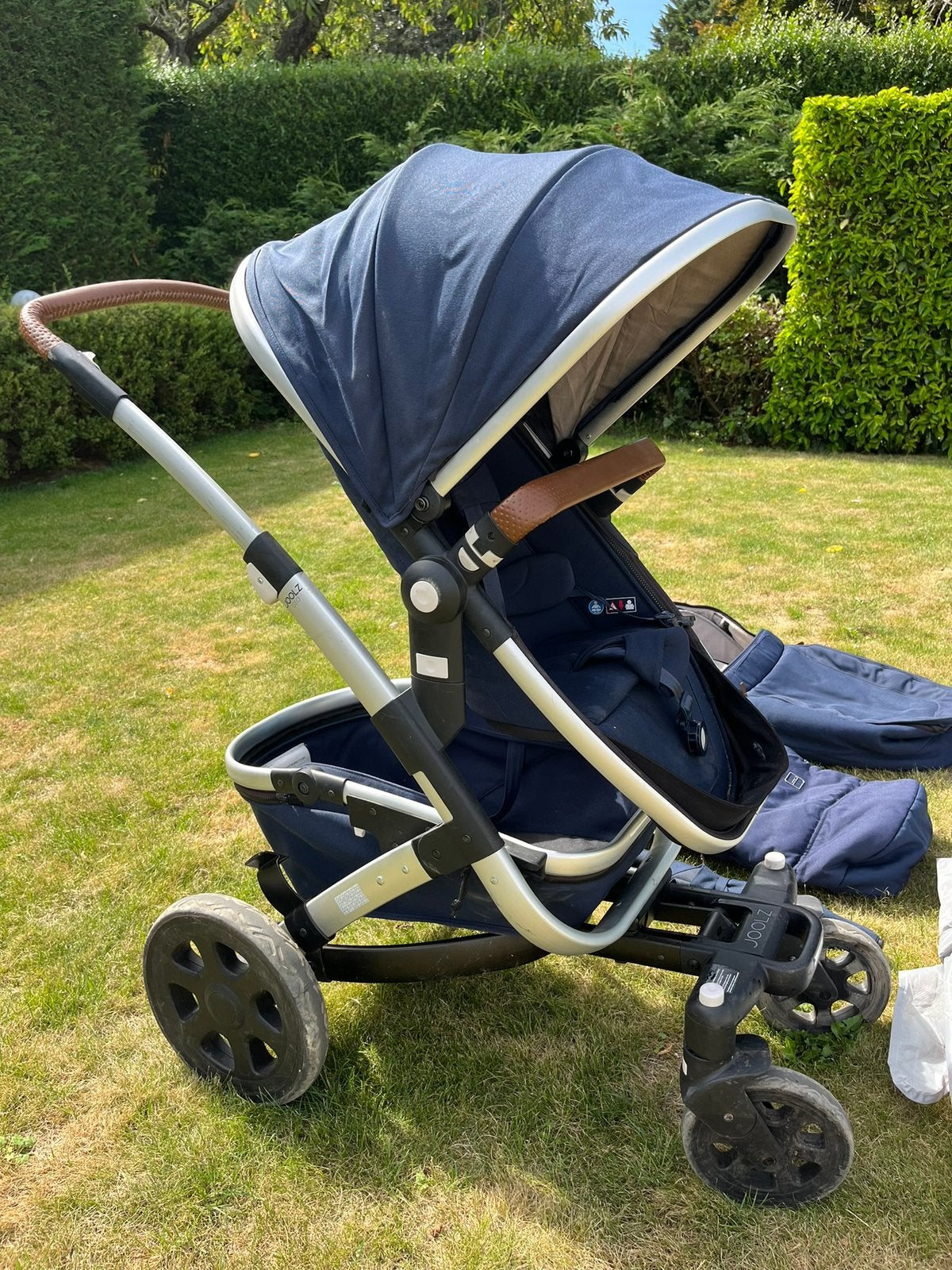 Joolz Geo 2 kinderwagen parrot blue (incl accessoires), Ophalen, Gebruikt, Combiwagen, Overige merken
