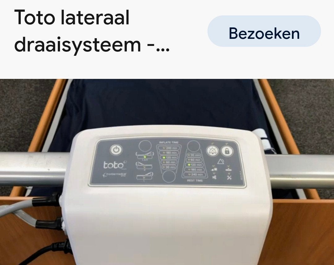 Toto wisseldraaisysteem voor doorligwonden, Divers, Matériel Infirmier, Enlèvement