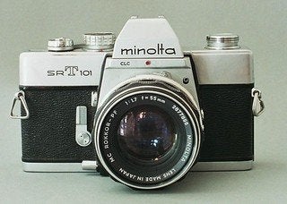 Minolta SRT101, Audio, Tv en Foto, Fotocamera's Analoog, Ophalen of Verzenden, Minolta
