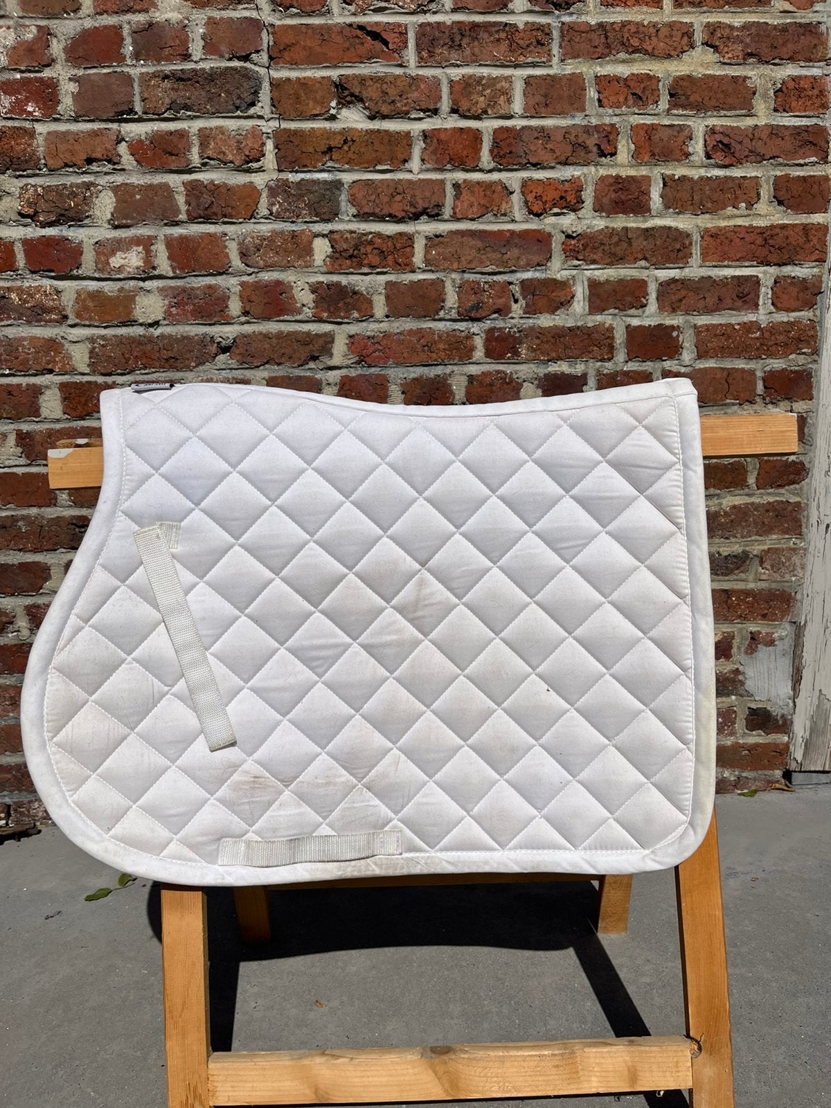 Tapis blanc, Animaux & Accessoires, Full (L), Enlèvement ou Envoi, Comme neuf, Tapis de selle