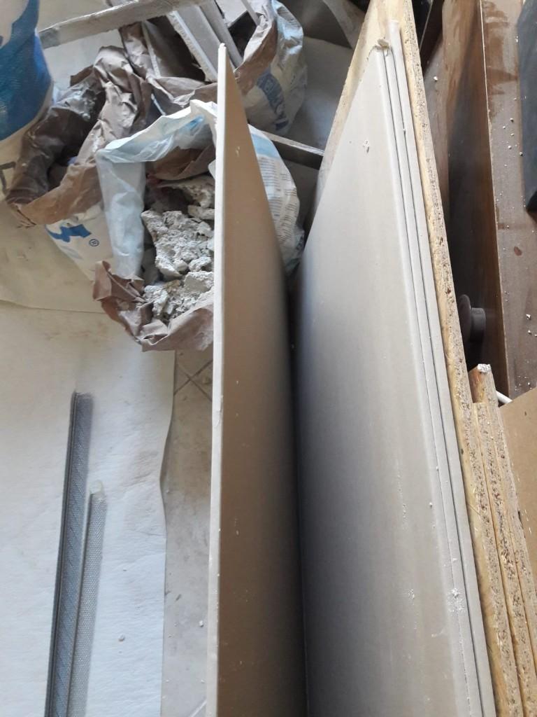 4 plaques de plâtre Knauf AK 10 x 2600 x 600mm, Bricolage & Construction, Enlèvement, Neuf, Autres matériaux, Moins de 20 mm