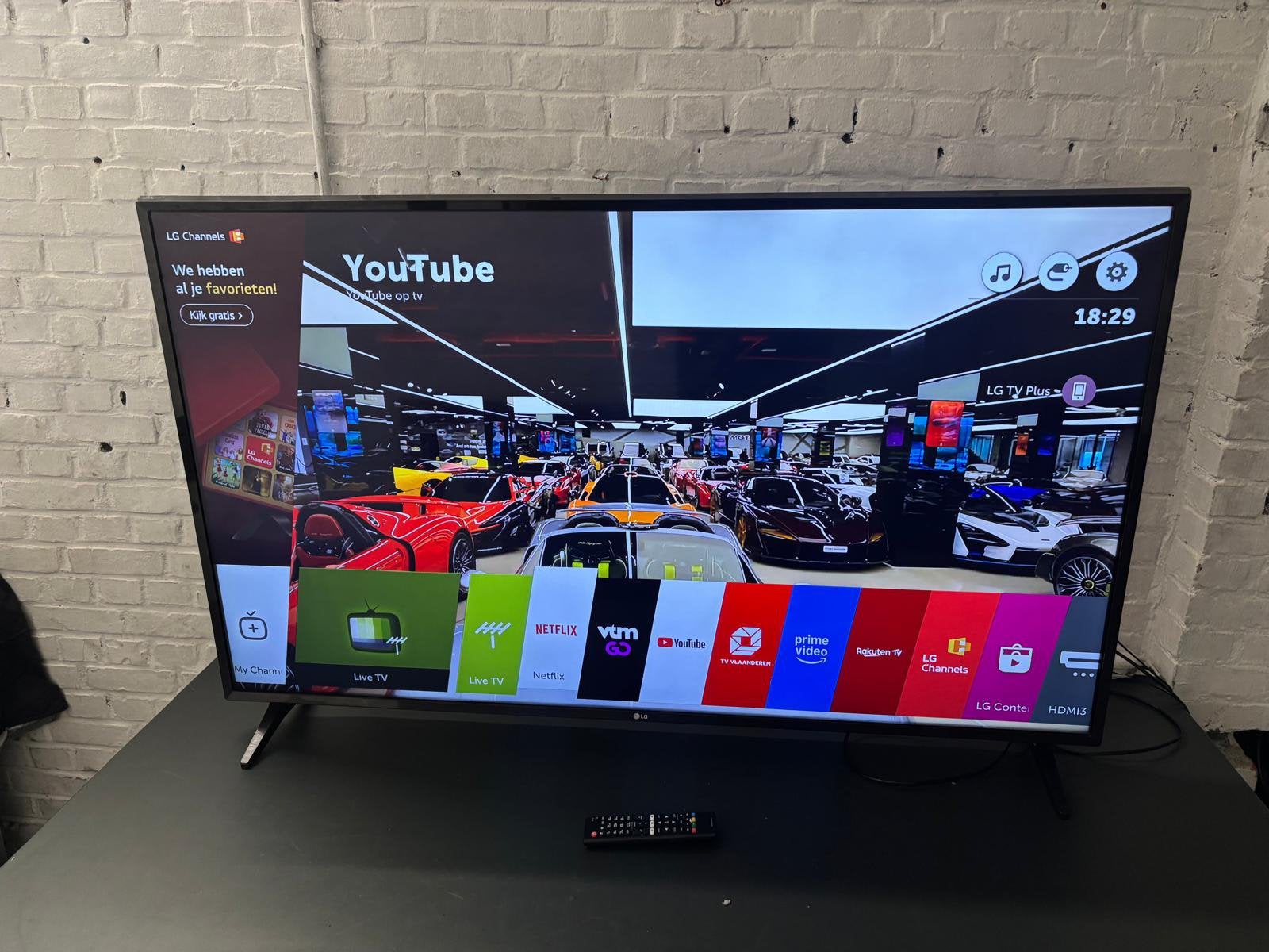 LG Smart 4K UHD 55 pouces comme neuf, LED, 120 Hz, Comme neuf, Enlèvement