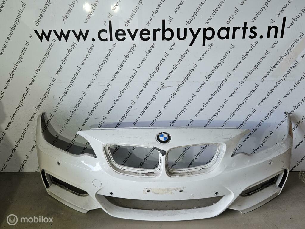 Voorbumper originl BMW 2-serie Coupé F22 ('14->) 51118055299, Gebruikt, Voor, Ophalen of Verzenden, Bumper
