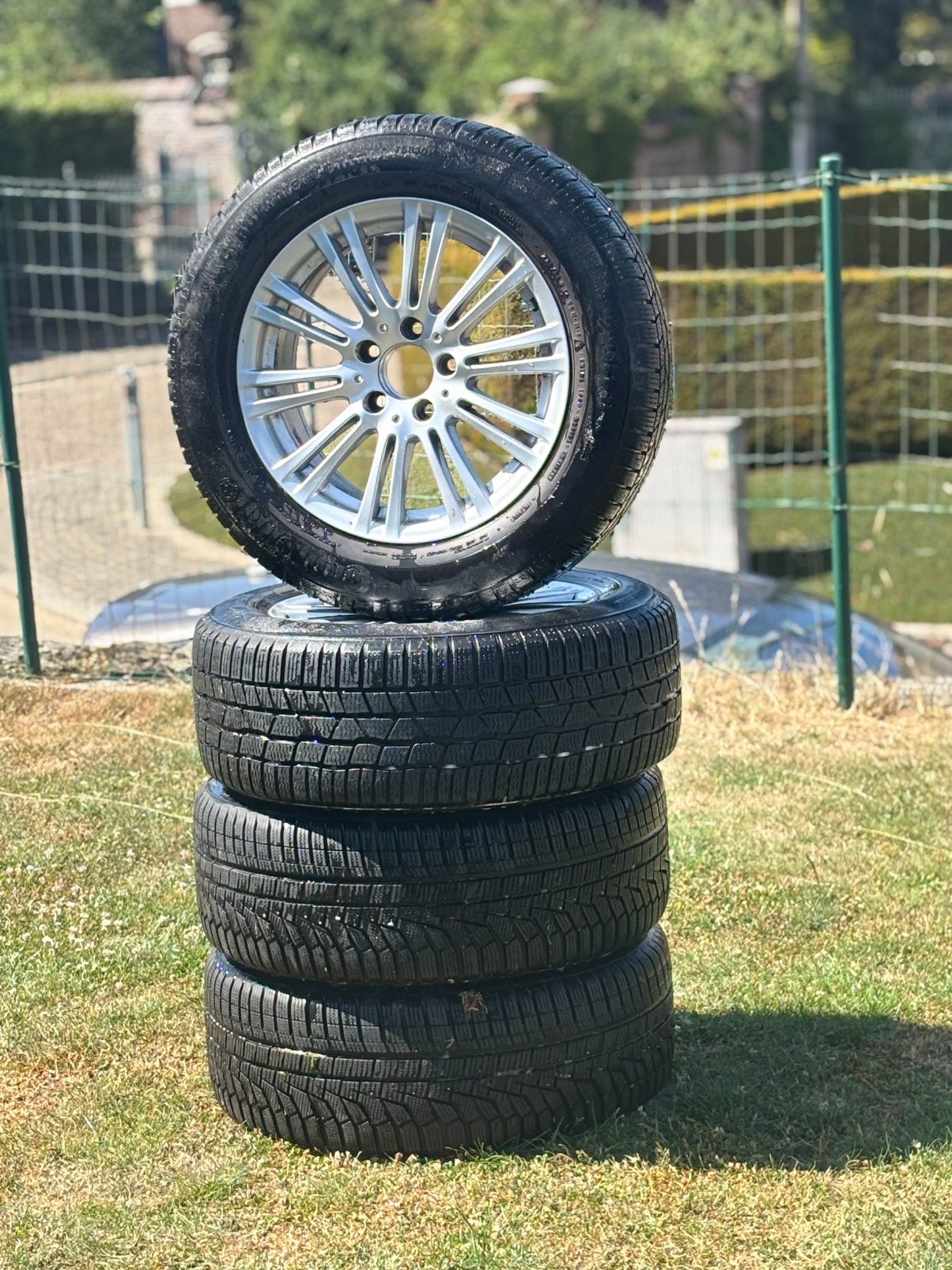 Jantes Mercedes, Autos : Pièces & Accessoires, Pneus & Jantes, Pneus et Jantes, Pneus hiver, 16 pouces, Enlèvement