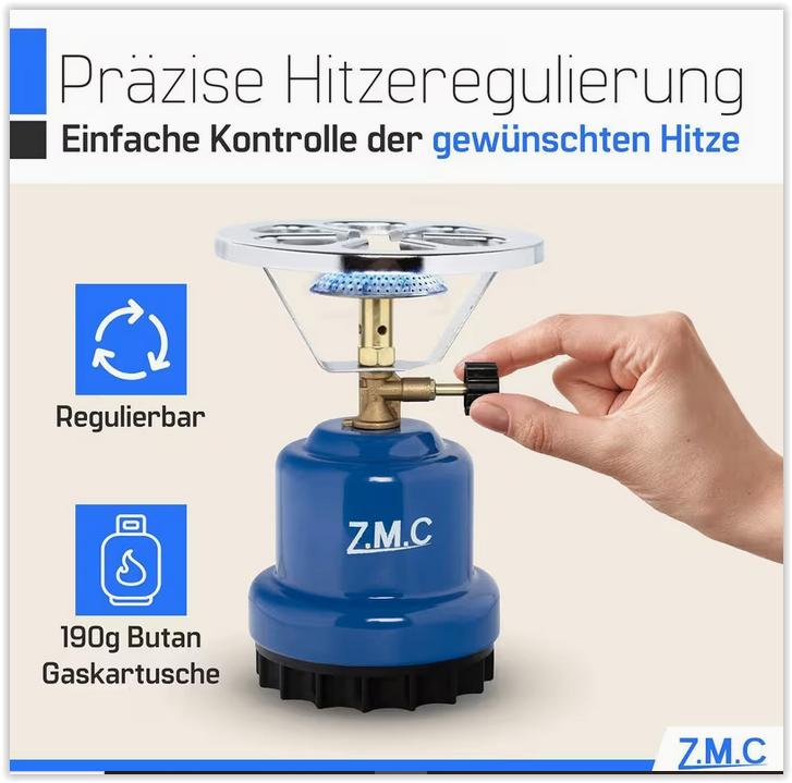 ZMC Mini Réchaud de Camping 1100W, Réchaud à Gaz Portable, Enlèvement ou Envoi, Neuf