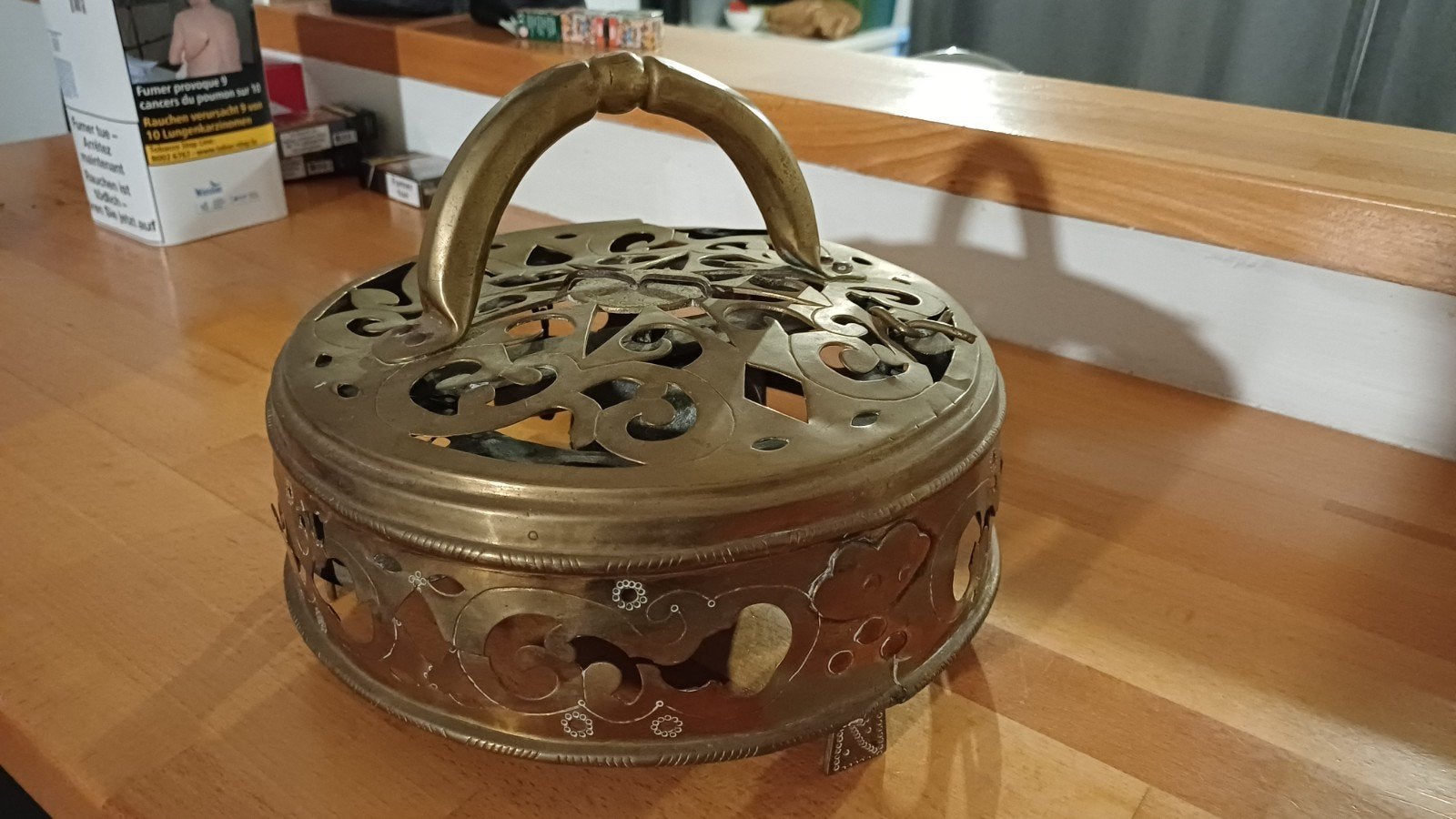 cloche d'autel, horloge d'autel de 26 cm de diamètre, pièce, Enlèvement ou Envoi, Bronze