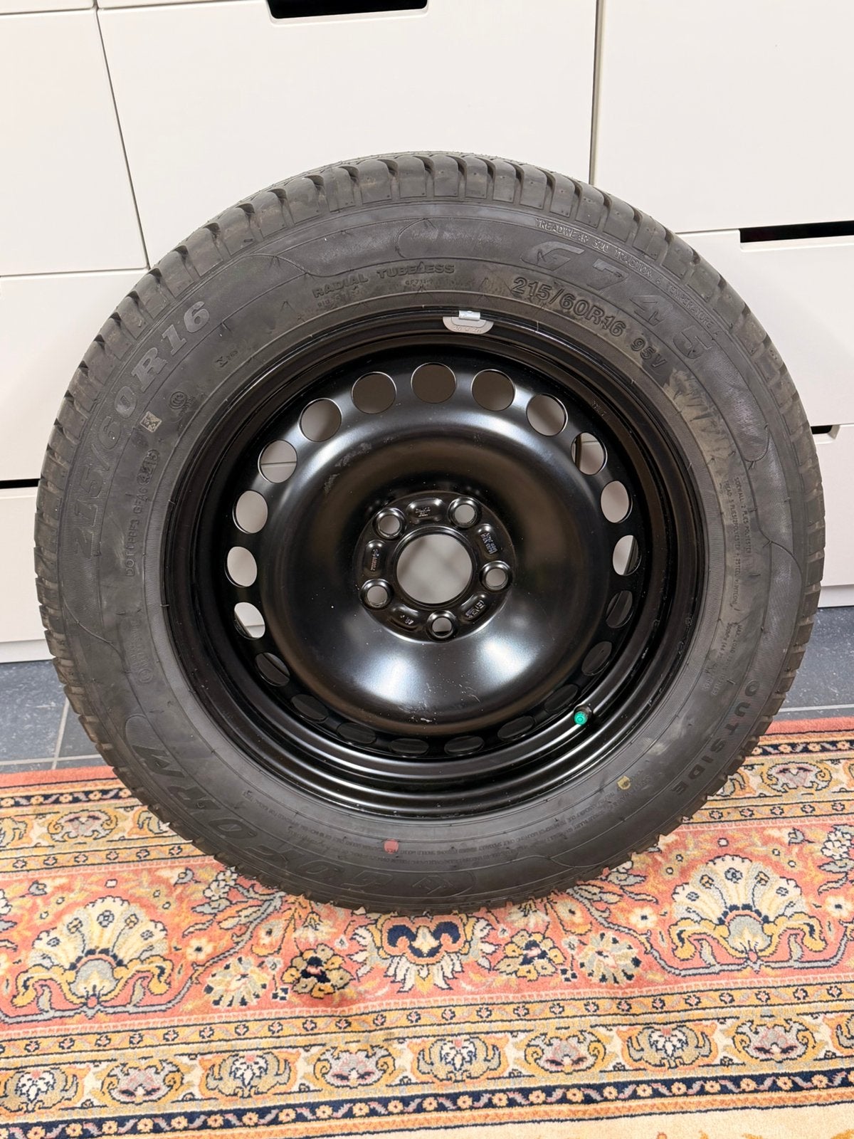 Reservewiel, Auto-onderdelen, Ophalen, 215 mm, 16 inch, Banden en Velgen