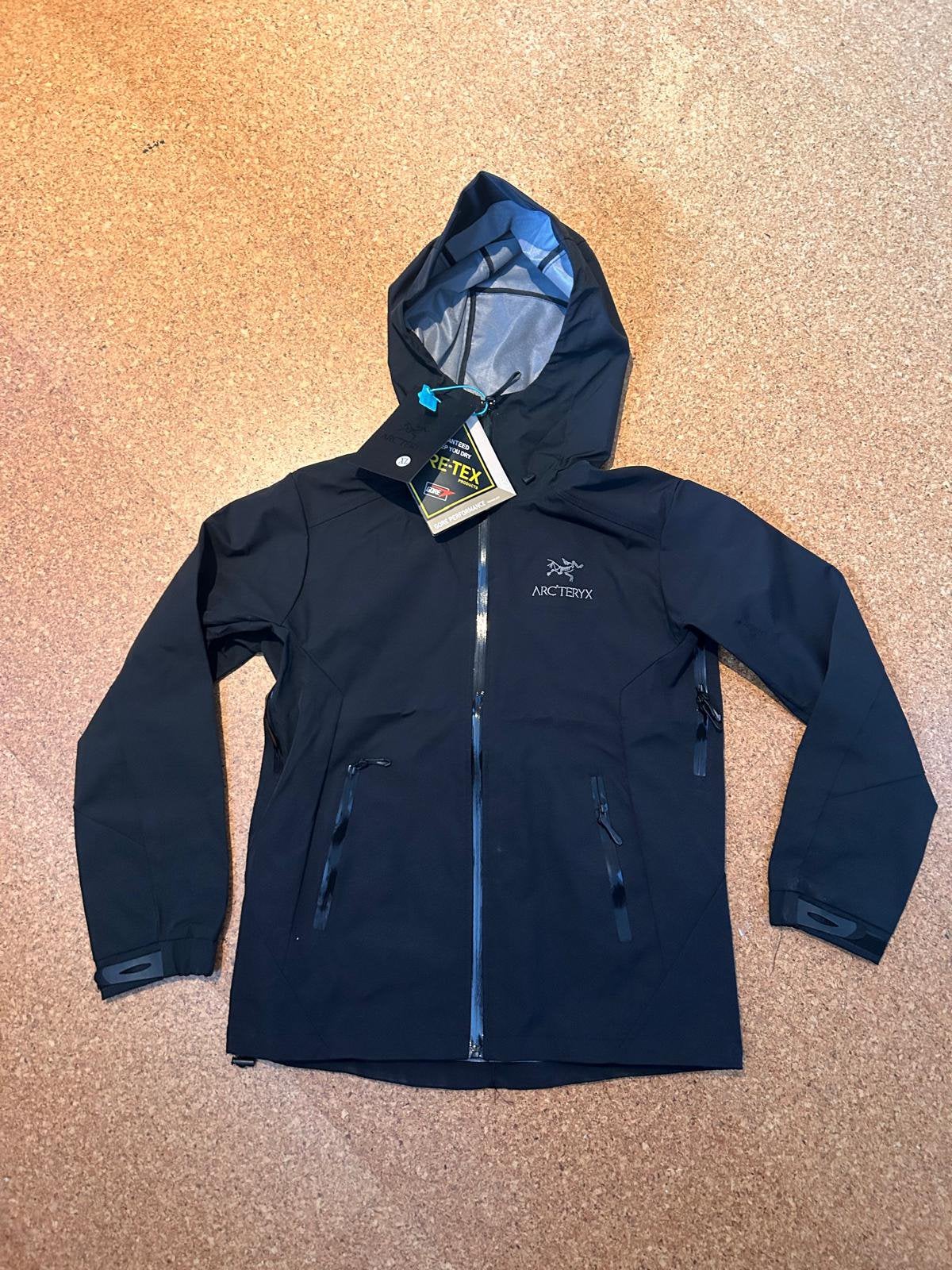 Waterdichte Arc'teryx regenjas, Zwart, Ophalen of Verzenden, Arc'teryx, Maat 56/58 (XL)
