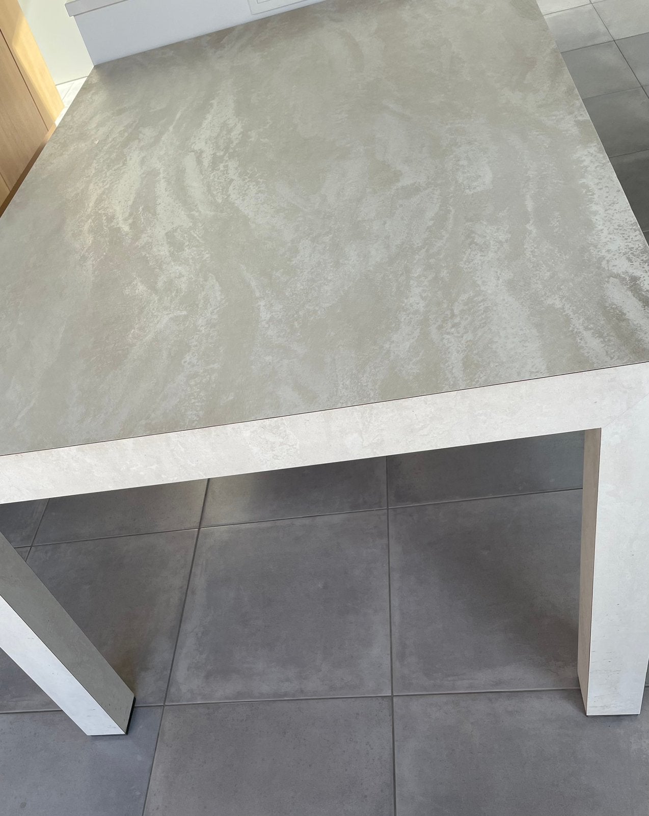 Keukentafel, Ophalen, Gebruikt, 100 tot 150 cm, Eikenhout