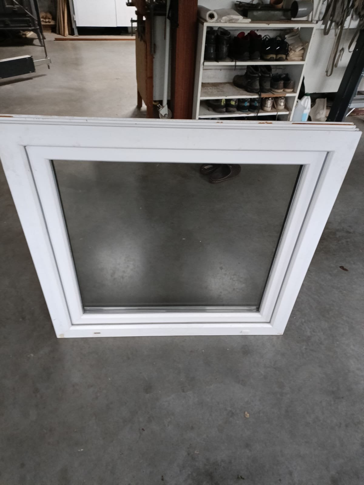 Te koop pvc raam, Ophalen, Zo goed als nieuw, Gevelraam of Ruit, Dubbelglas