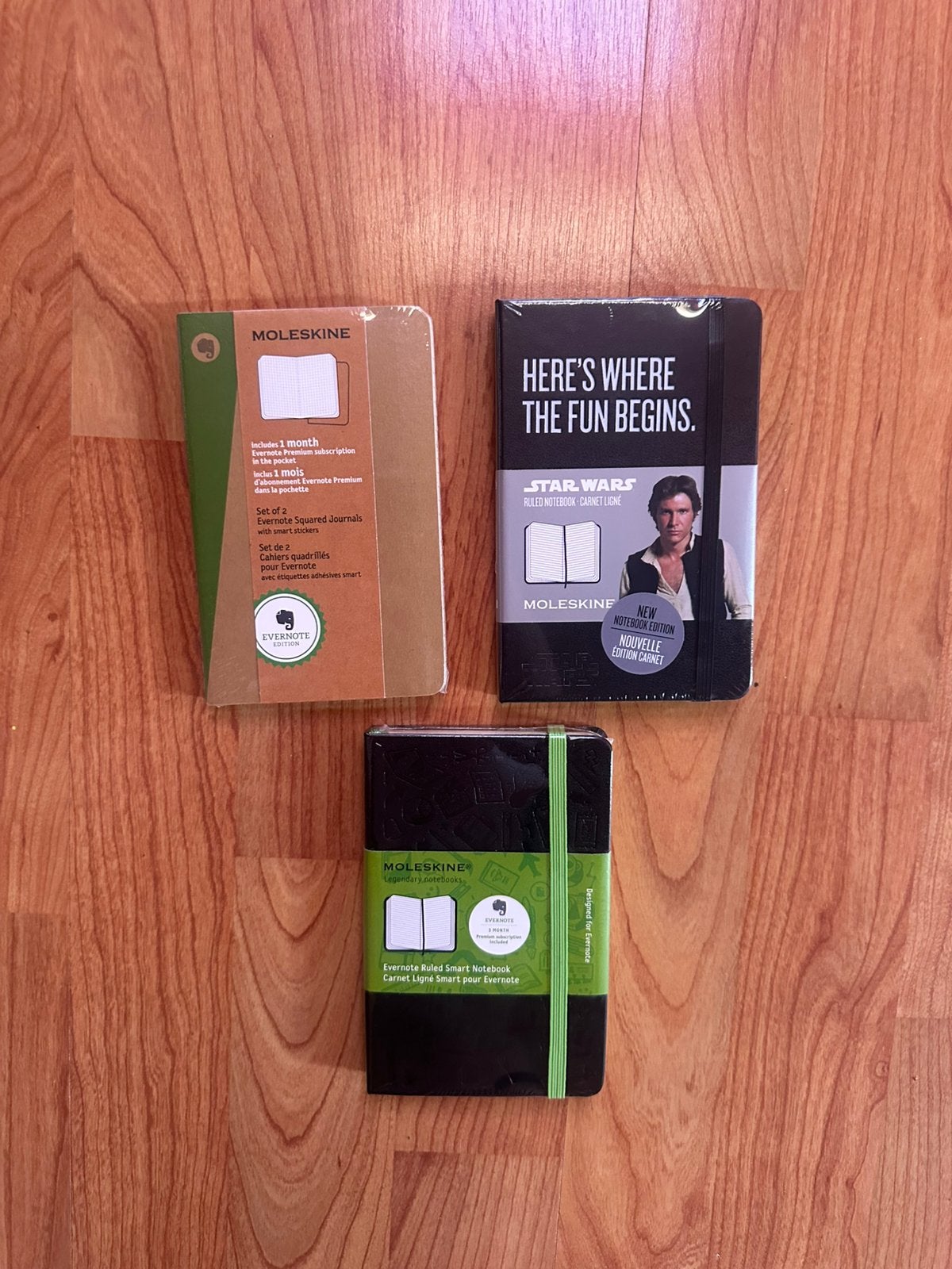Set Moleskine Evernote + Star Wars + Duo Carnets Evernote, Hobby & Loisirs créatifs, Matériel scolaire, Enlèvement ou Envoi, Comme neuf