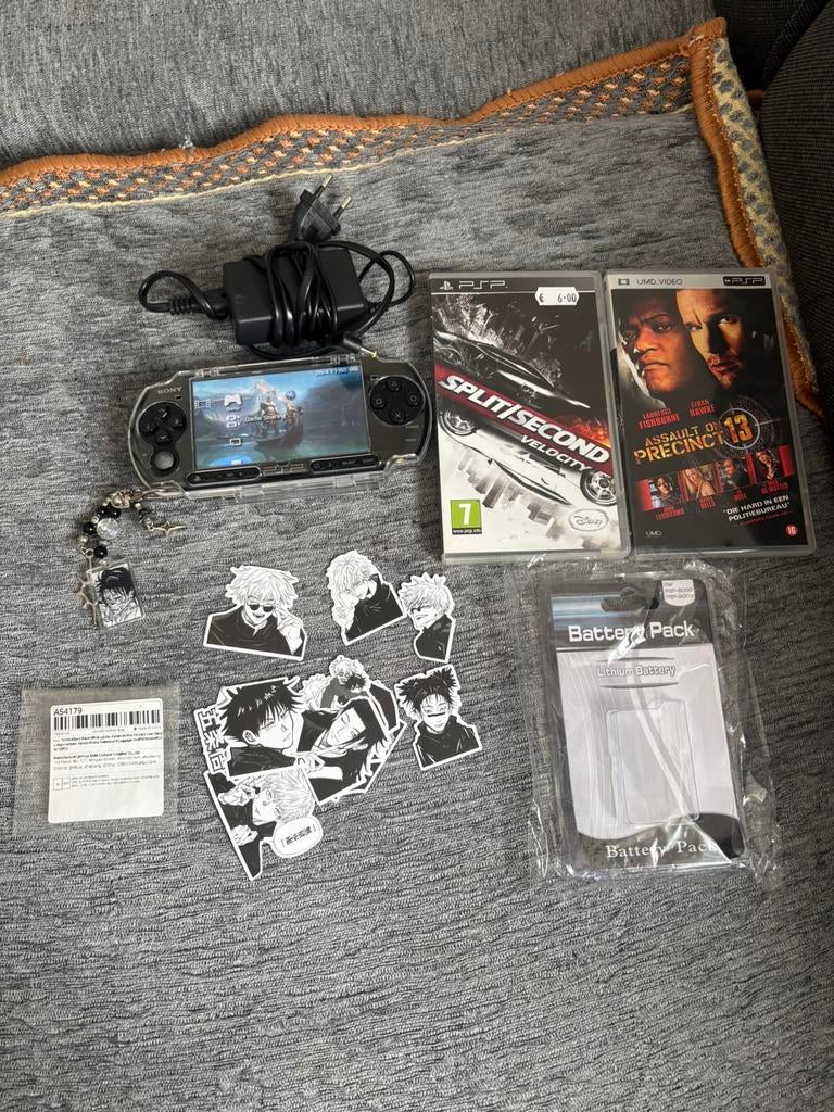 Pack complet pour Sony PSP 3004 : prêt à jouer !, Consoles de jeu & Jeux vidéo, Consoles de jeu | Sony PSP, Comme neuf, PSP, Noir
