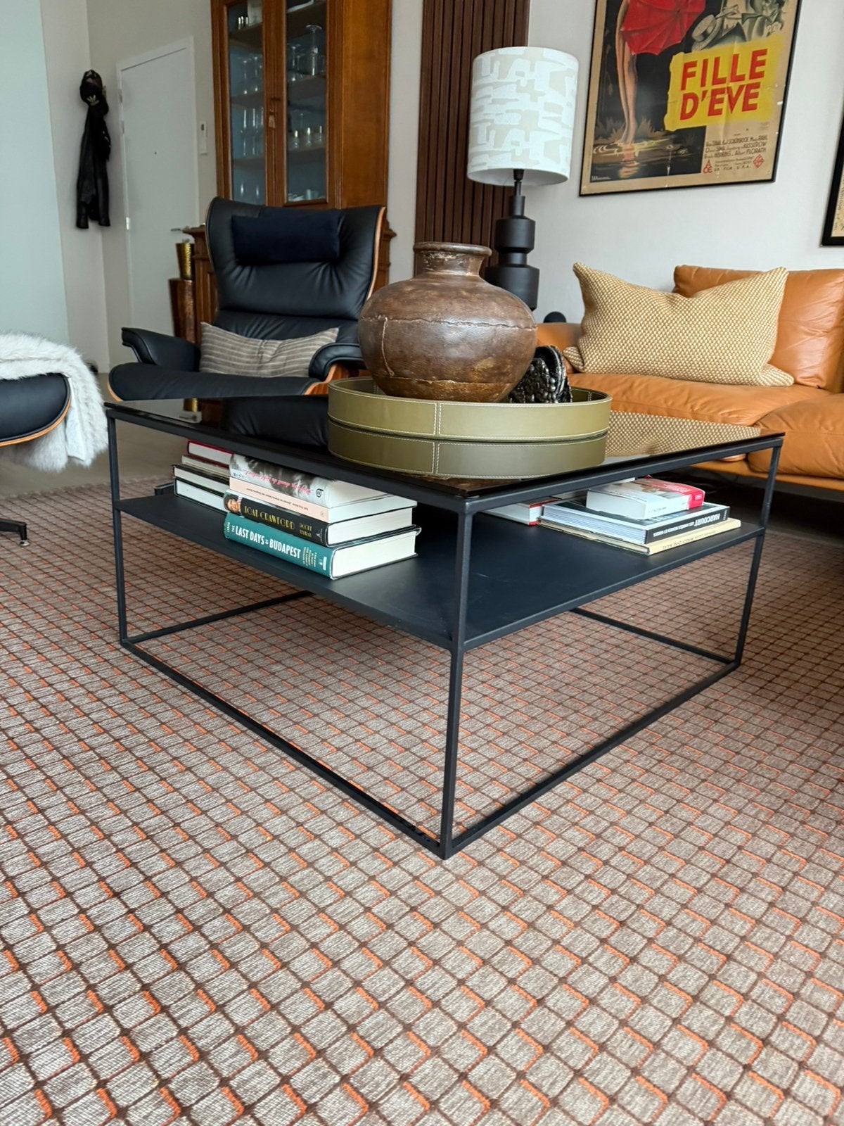 Salontafel 80x80cm / 44cm hoog, Huis en Inrichting, Tafels | Salontafels, Ophalen, 50 tot 100 cm, Design, Vierkant