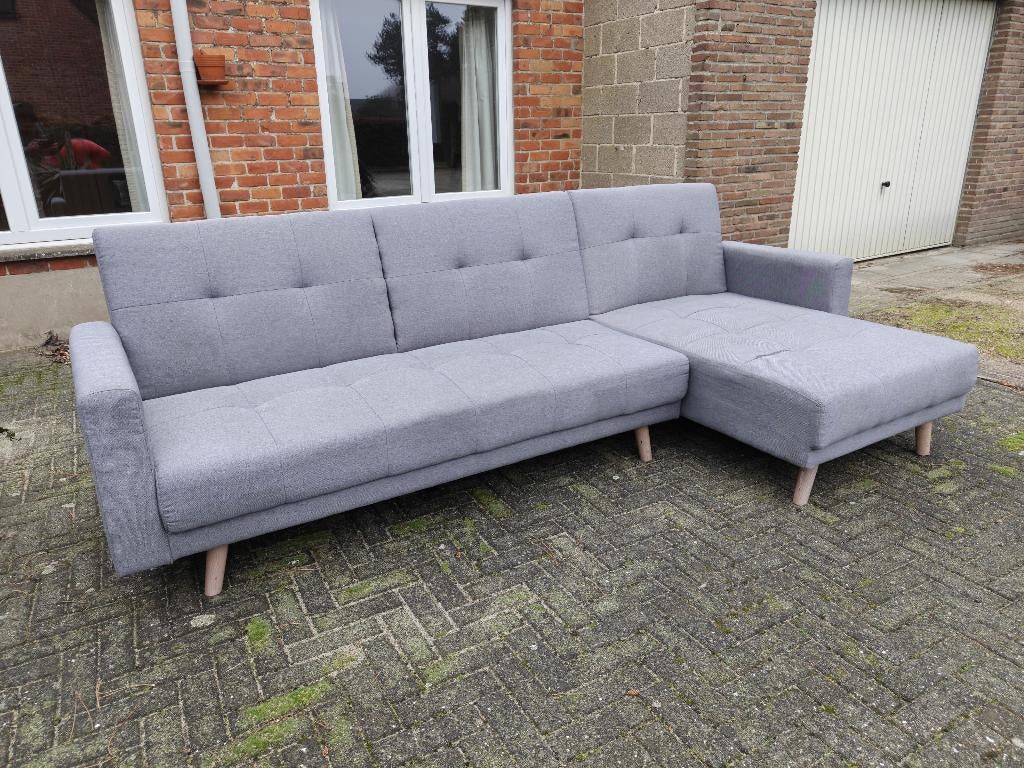Grijze zetel, Huis en Inrichting, Fauteuils, Ophalen, Gebruikt